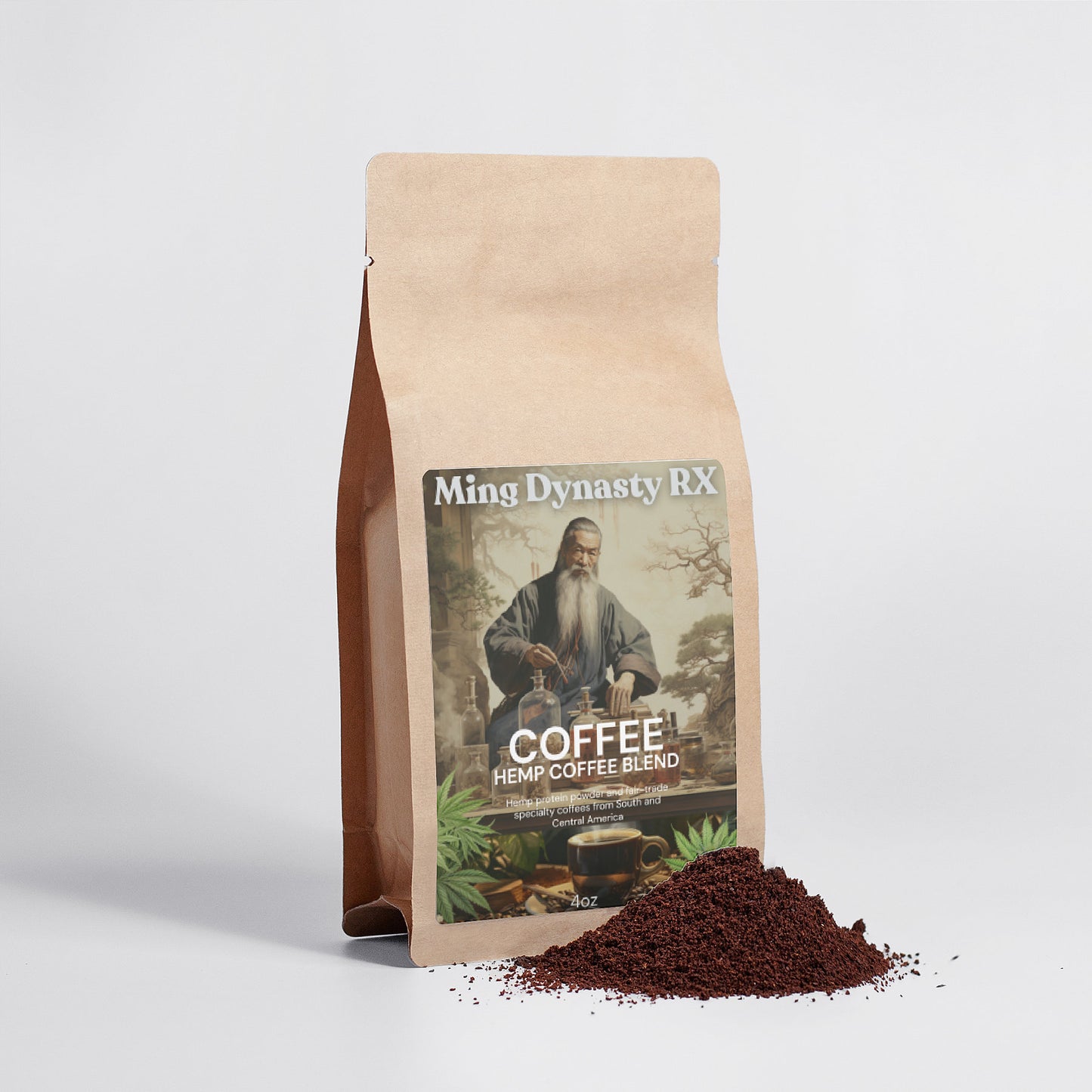Organic Hemp Coffee Blend - Medium Roast 4oz