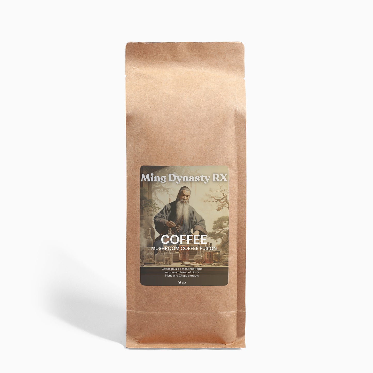 Mushroom Coffee Fusion - Lion’s Mane & Chaga 16oz