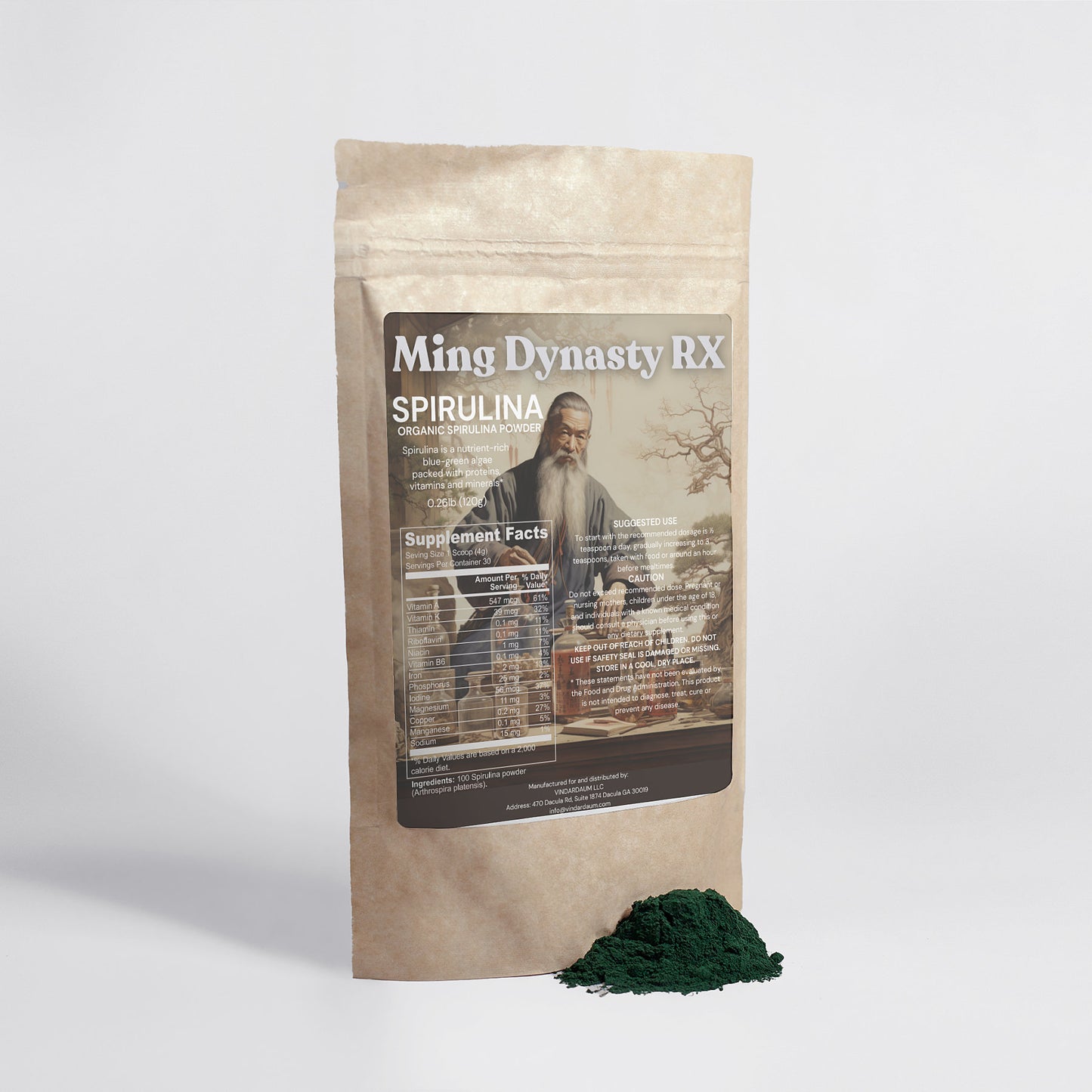 Organic Spirulina Powder