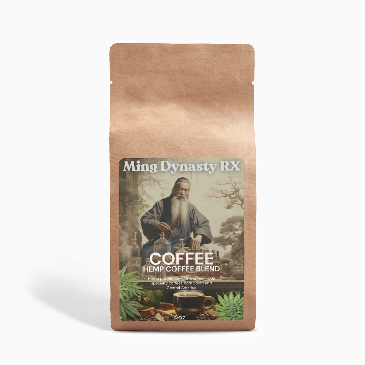 Organic Hemp Coffee Blend - Medium Roast 4oz