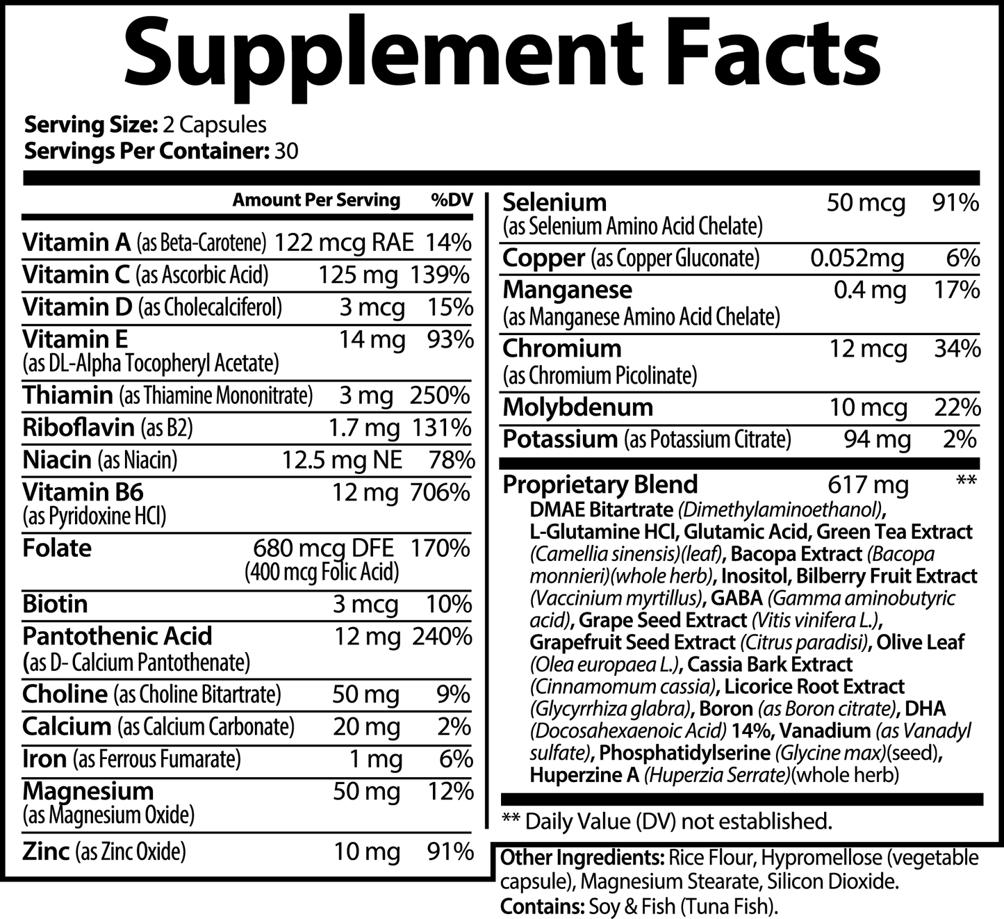 Brainwave Boost Neurotropic Brain & Focus Formula